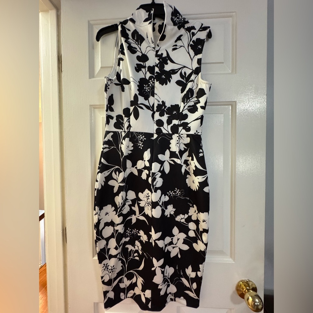 Venus Black & White Dress - Picture 3 of 6